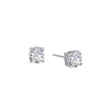 .72 Carat t.w. Simulated Diamond Stud Earrings by LaFonn - Sterling Silver