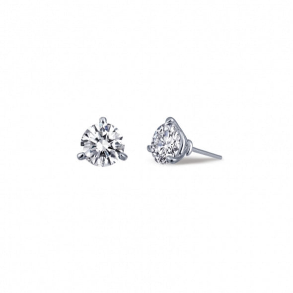 1.00 Carat t.w. Simulated Diamond Stud Earrings by LaFonn - Sterling Silver
