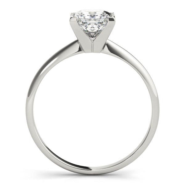 Princess Cut Solitaire Engagement Mounting