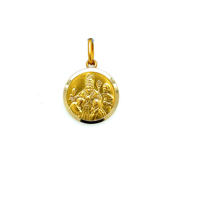 Round Confirmation Medal - 14kt Yellow Gold