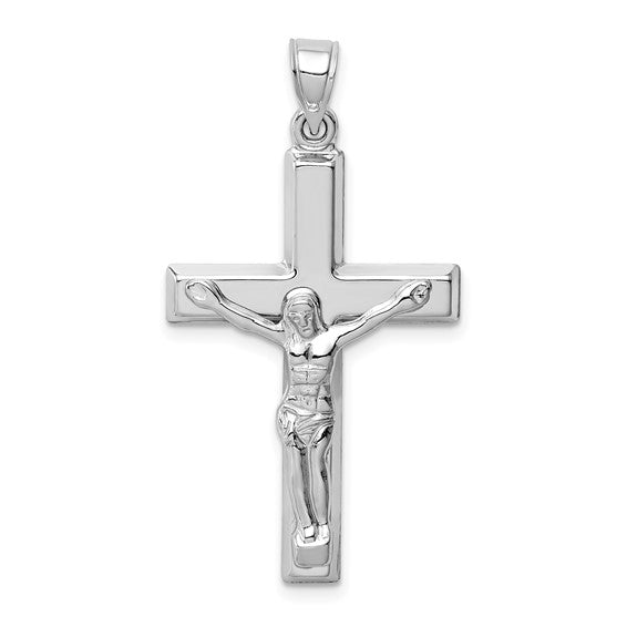 Medium Crucifix - 14kt White Gold