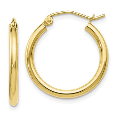 Medium Hoop Earrings - 14kt Yellow Gold