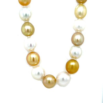 Multi Colored Pearl Necklace