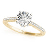 Single Row Diamond Engagement Mounting