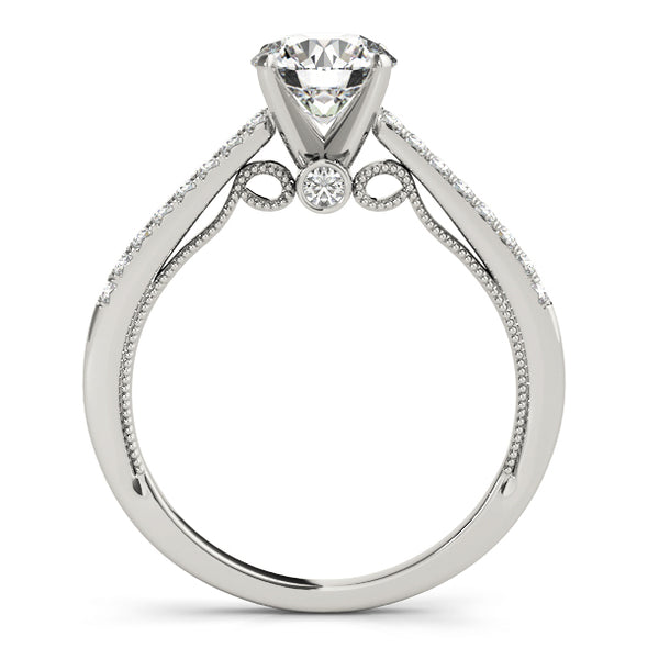 Single Row Diamond Engagement Mounting