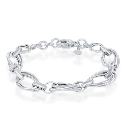 Oval Open LInk Design Bracelet