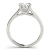 Wide Oval Solitaire Mounting