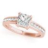 Princess Cut and Twelve Diamond Channel Set Mounting