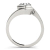 Bezel Set Swirl Style Engagement Mounting