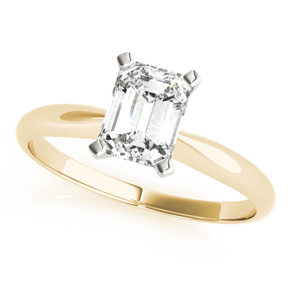 Emerald Cut Solitaire Mounting