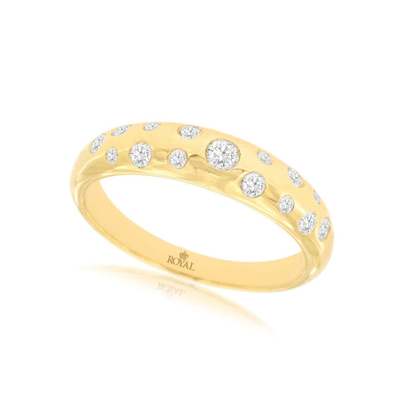 Diamond Inset Design Ring - .32 carat t.w.