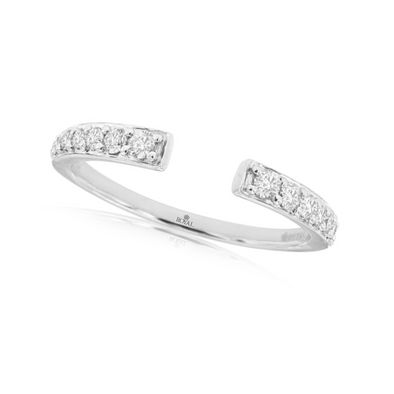 Open Design Diamond Wedding Band - .27 carat t.w.