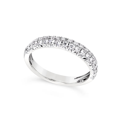Pave Set Diamond Wedding Band - .50 carat t.w.
