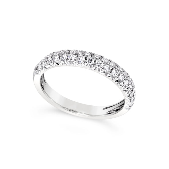 Pave Set Diamond Wedding Band - .50 carat t.w.