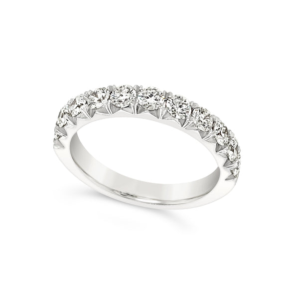 Eleven Prong Set Diamond Wedding Band - 1.00 carat t.w.
