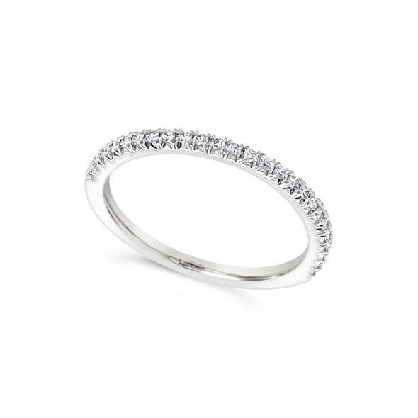 Prong Set Round Diamond Wedding Band - .15 carat t.w.