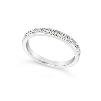 Channel Set Diamond Wedding Band - .25 carat t.w.