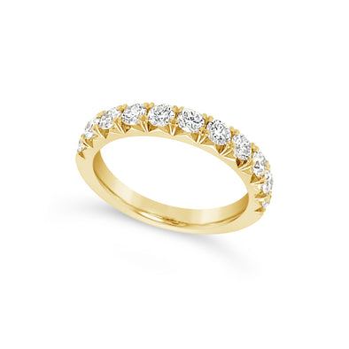 Eleven Round Diamond Wedding Band - 1.00 carat t.w.