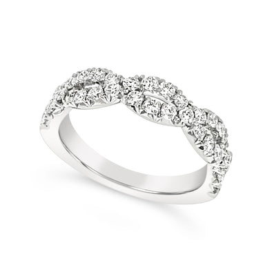Infinity Design Diamond Wedding Band - .75 carat t.w.