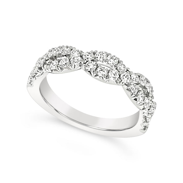 Infinity Design Diamond Wedding Band - .75 carat t.w.