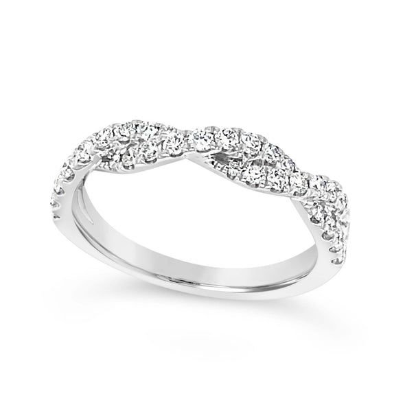 Infinity Design Diamond Wedding Band - .50 carat t.w.