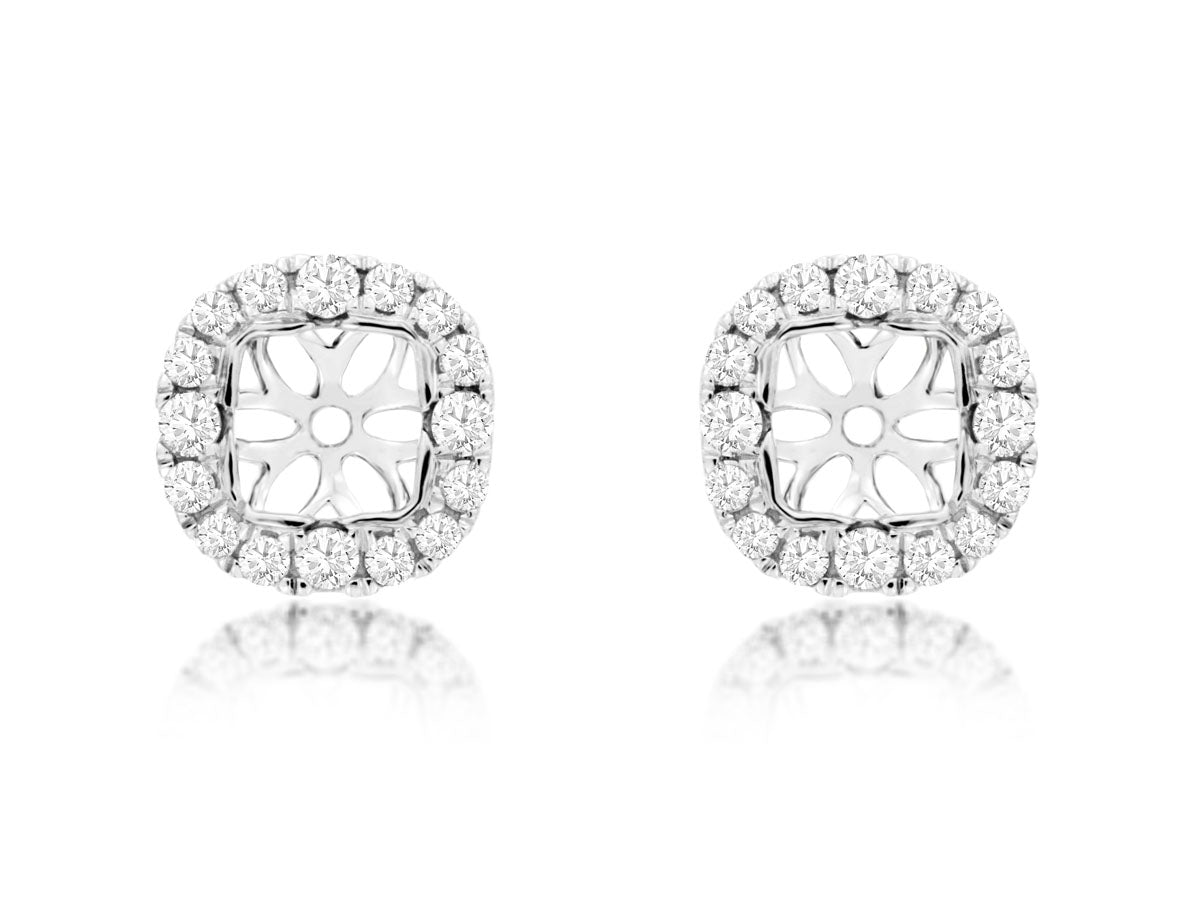 Emerald Halo Earring Jackets for Stud Earrings – Park City Jewelers