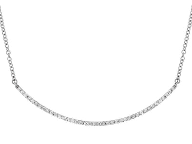 Arched Shaped Diamond Necklace