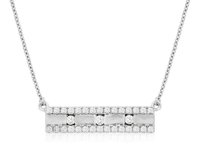 Diamond Bar Design Necklace