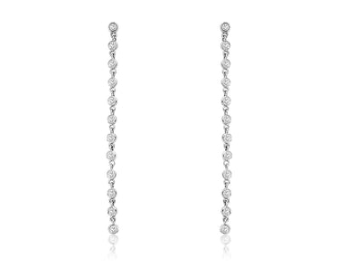Diamond Dangle Design Earrings