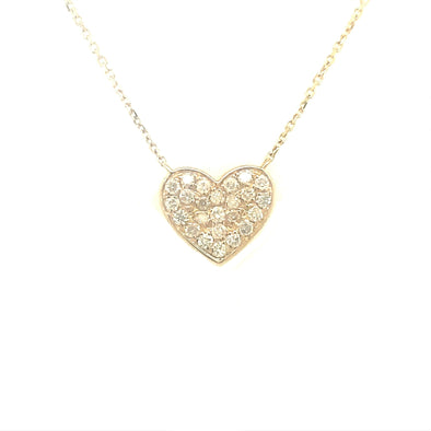 Diamond Heart Design Pendant