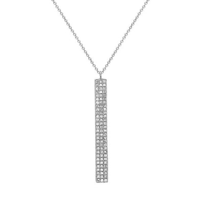 Diamond Dangle Bar Design Pendant