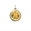 Reversible Christ and Madonna Medal - 14kt Yellow Gold