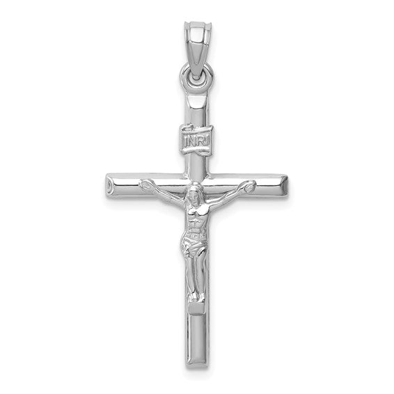 Medium Crucifix - 14kt White Gold