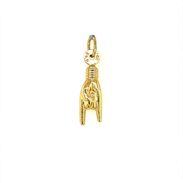 Hand Charm - 14kt Yellow Gold
