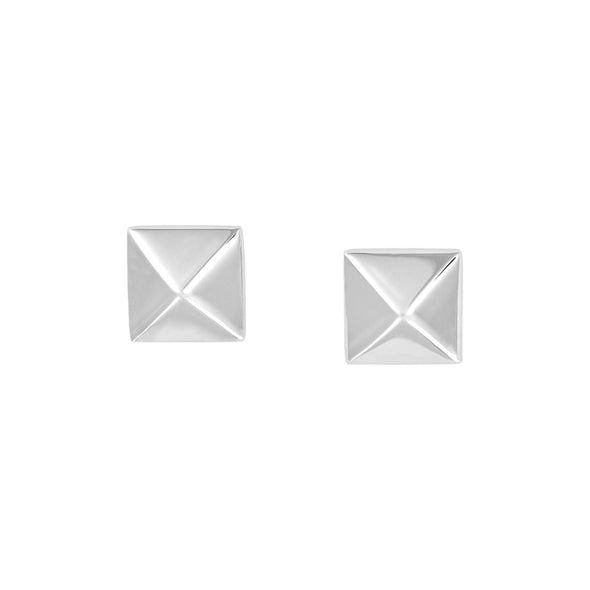 Pyramid Design Stud Earrings