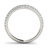 Two Row Diamond Wedding Band