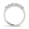 U-Shaped Shared Prong Diamond Wedding Band