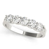 U-Shaped Shared Prong Diamond Wedding Band