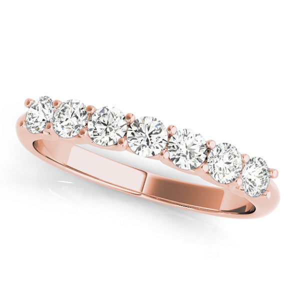 Shared Prong Diamond Wedding Band