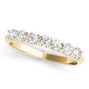 Shared Prong Diamond Wedding Band