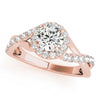Diamond Halo and Cross Over Engagement Mounting