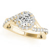 Diamond Halo and Cross Over Engagement Mounting