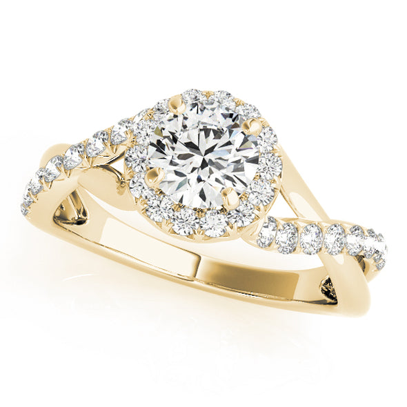 Diamond Halo and Cross Over Engagement Mounting