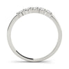 Five Diamond Prong Set Wedding Band