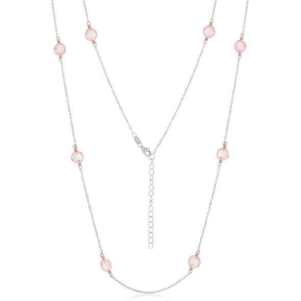 Cubic Zirconia By the Yard Necklace