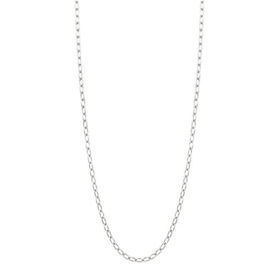 Paperclip Design Necklace - Sterling Silver