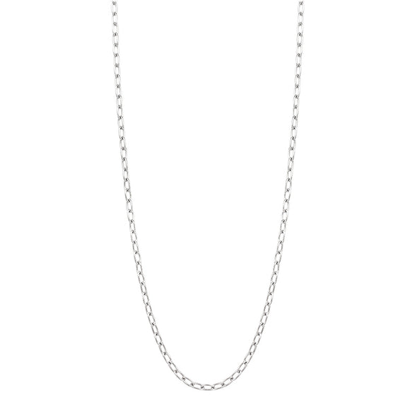 Paperclip Design Necklace - Sterling Silver