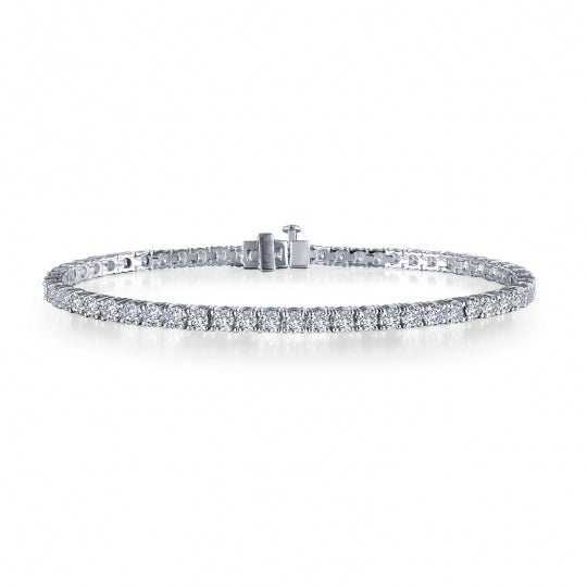 Simulated Diamond Tennis Bracelet by LaFonn - Sterling Silver