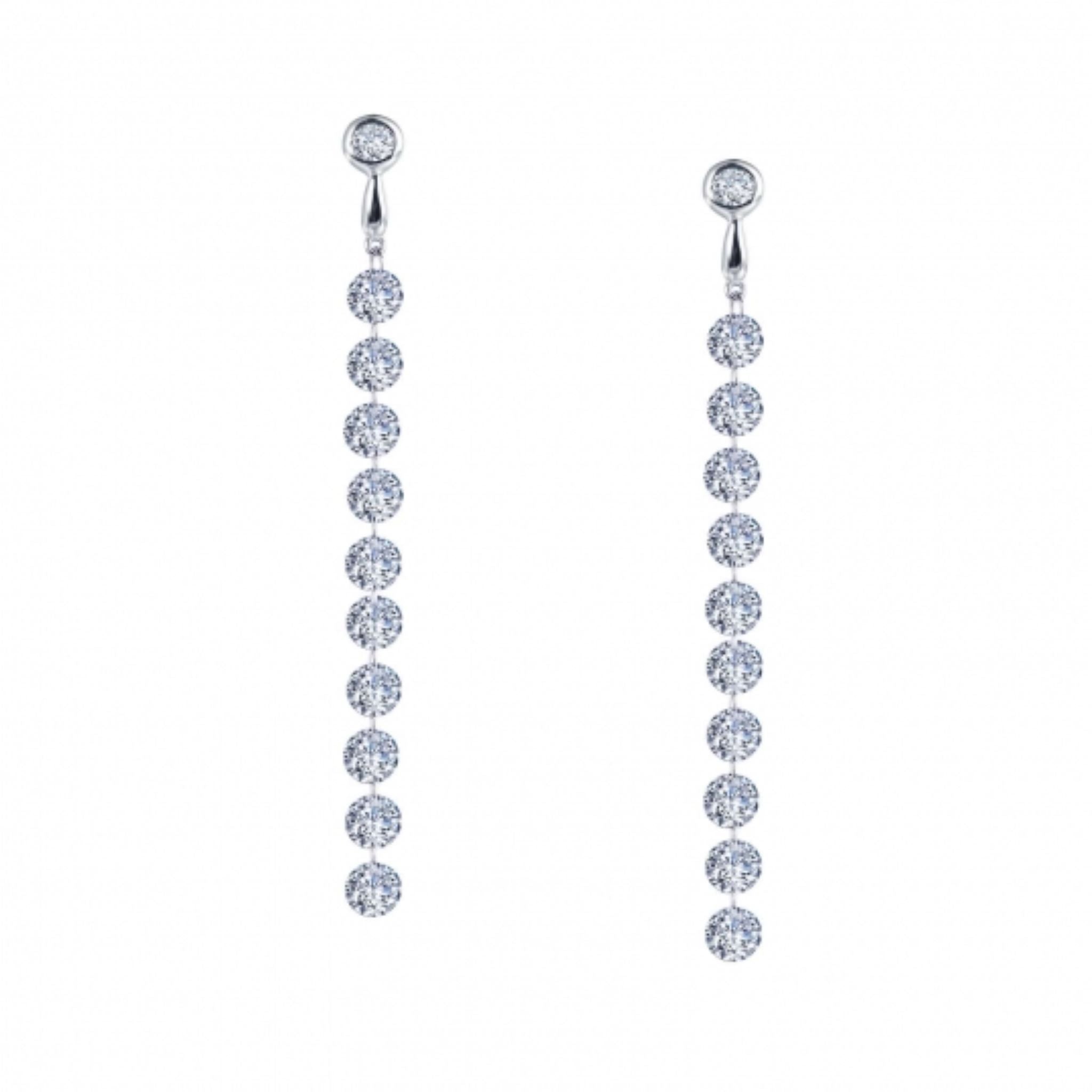 Blossom' White Cut Tassel Drop Earrings – The Royal Look For Less