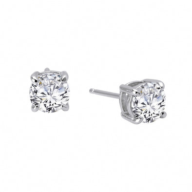 2.50 Carat t.w. Simulated Diamond Stud Earrings by LaFonn - Sterling Silver